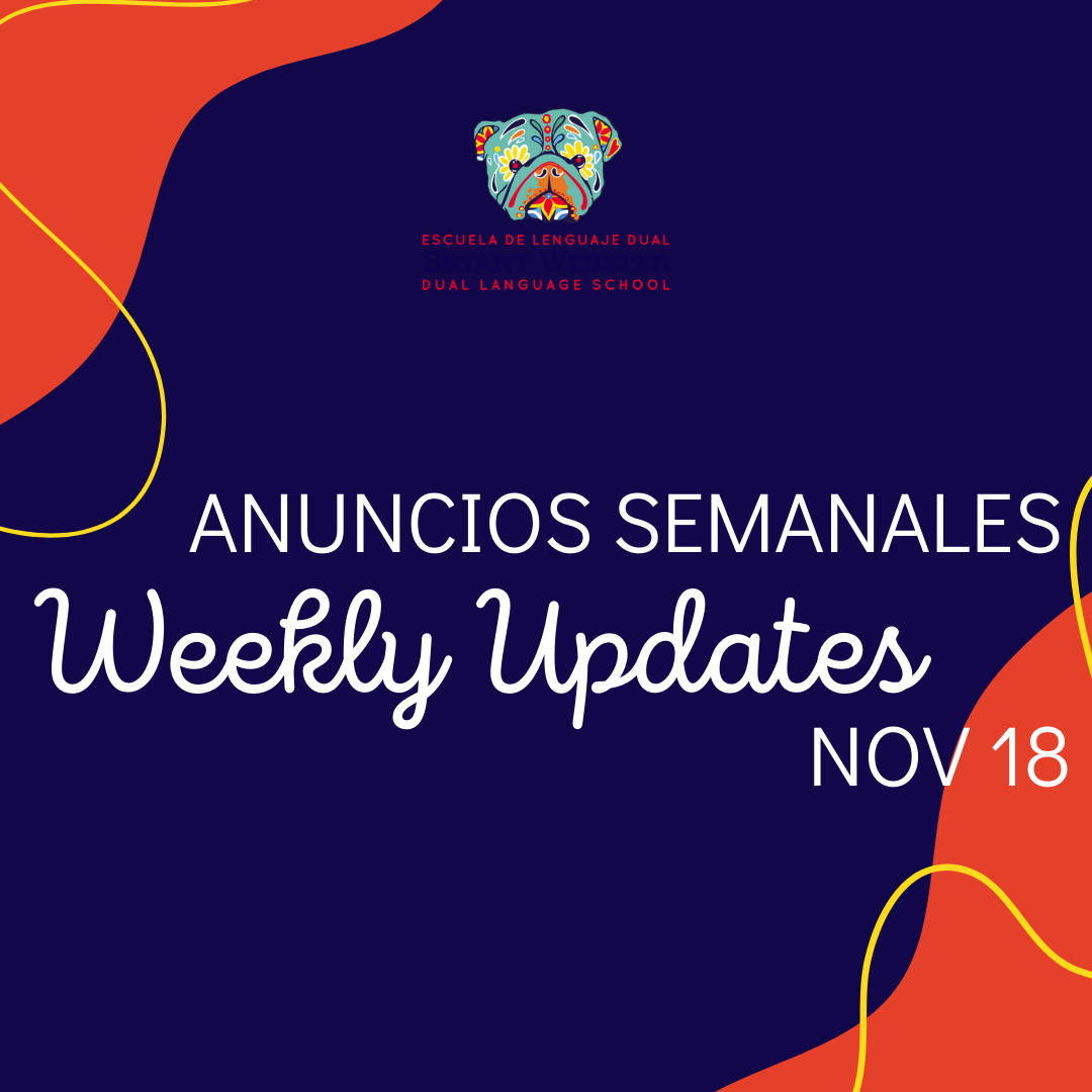 Weekly Updates nov 18